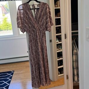 NWOT printed maxi dress